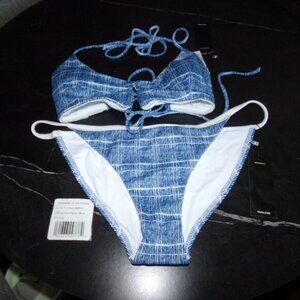 Tavik Swimsuit Set Cassis & Antic NWT $110 Size XS Pacific Blue